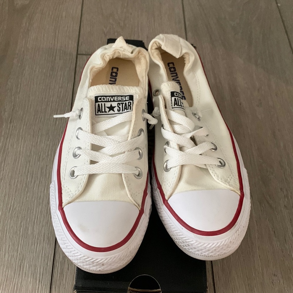 Women’s converse shoreline slip in white size 7